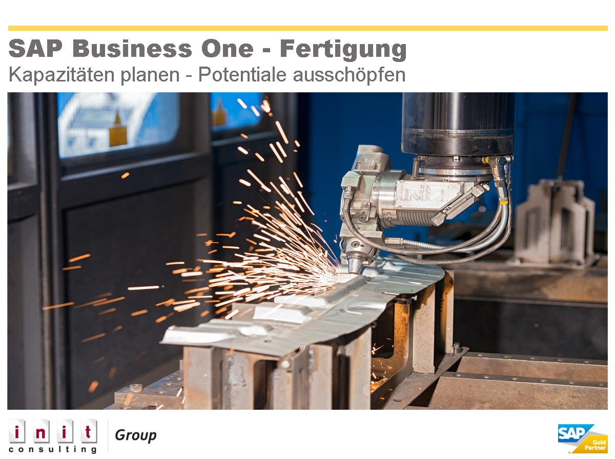 SAP Business One mit integriertem Produktionsmodul