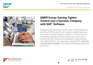 SAP Business One HANA bietet dem Unternehmen einen besseren Einblick in alle Geschäftsvorgänge