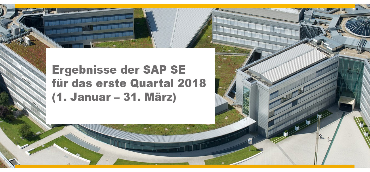 SAP Quartalsmitteilung Q1 2018