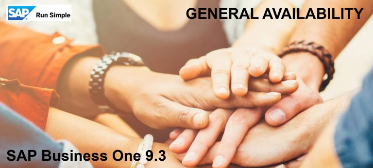 Allgemeinen Verfügbarkeit von SAP Business One 9.3