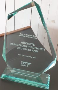 SAP Business One Partner Award 2018 Deutschland