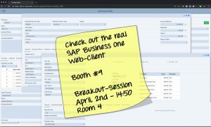 SAP B1 Web-Client Präsentation in Nizza