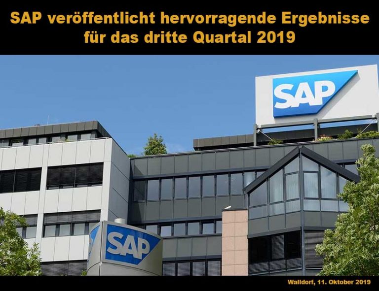 SAP Ergebnisse und Geschäftszahlen