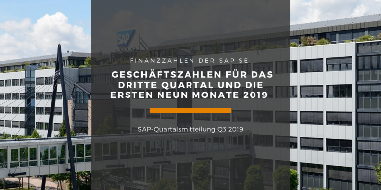 Quartalsmitteilung der SAP SE