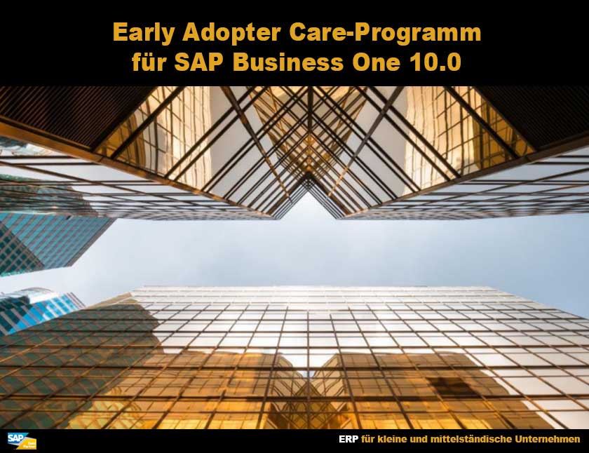SAP Business One 10.0 Start Early Adopter