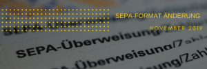 Anpassung SEPA Formate