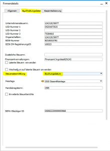 Mehrwertsteuer-Senkung in SAP Buchhaltungsdaten