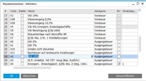 Mehrwertsteuer-Senkung in SAP Steuerdefinition