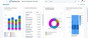 SAP B1 Webclient Analytics Dashboard