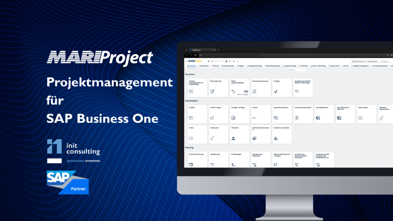 MARIProject: Projektmanagement für SAP Business One