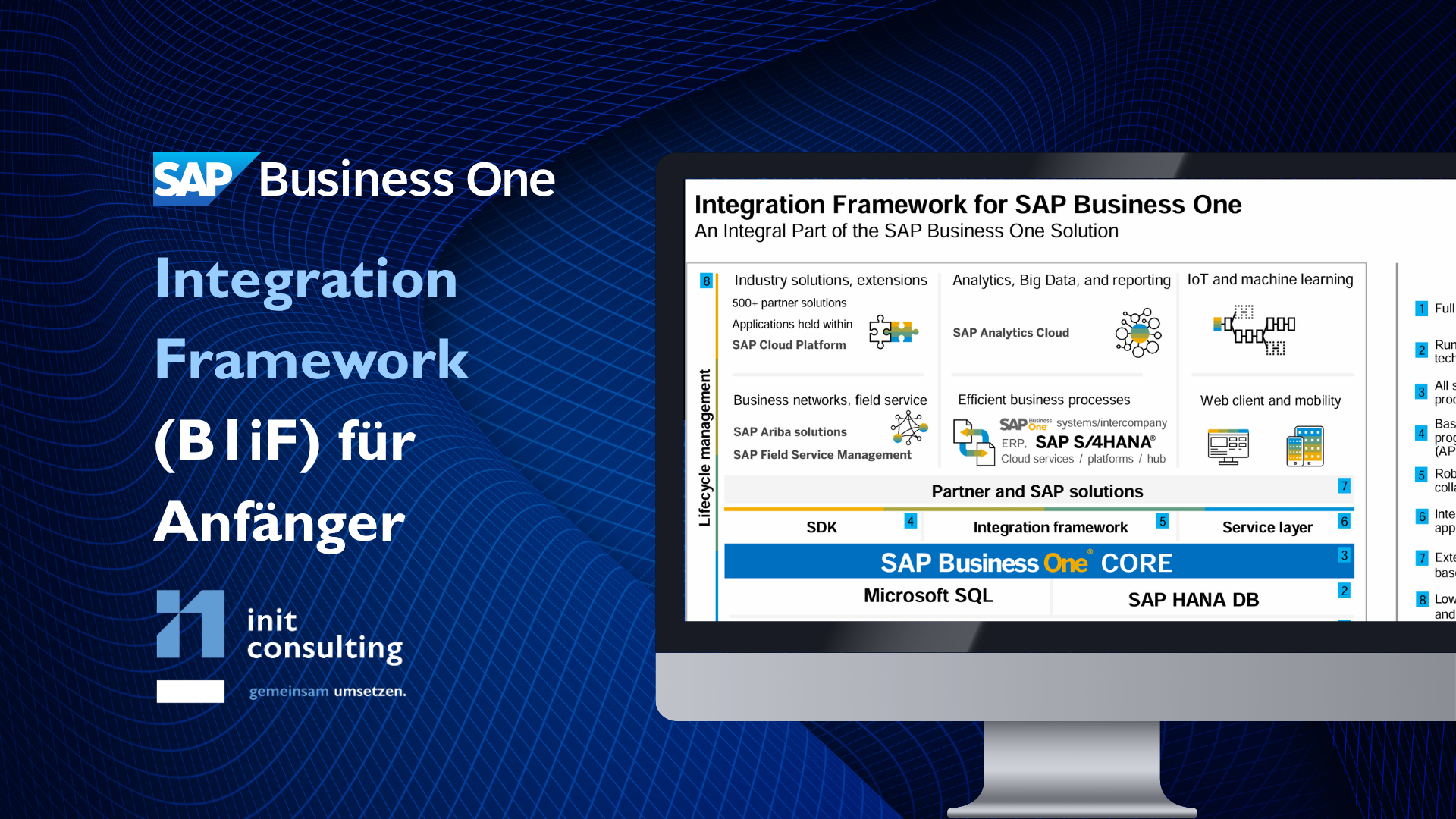 SAP Business One Integration Interface B1iF für Anfänger
